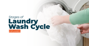 stages of laundry wash cycle explained