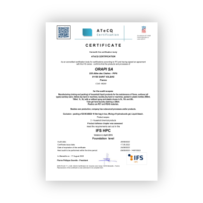 Orapi IFS HPC Certification Download
