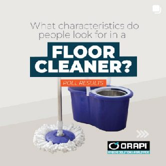 charateristic of a floor cleaner