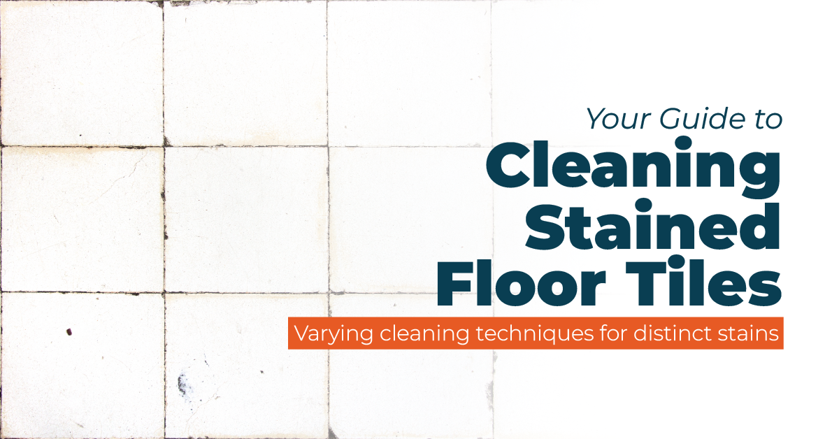 Guide to Cleaning Stained Floor Tiles ORAPI Asia