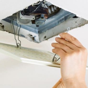 how to clean the fan and motor of bathroom exhaust vents