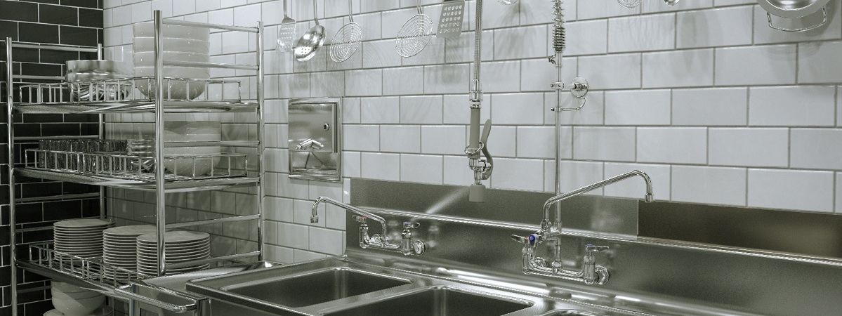 how to save water in commercial kitchens