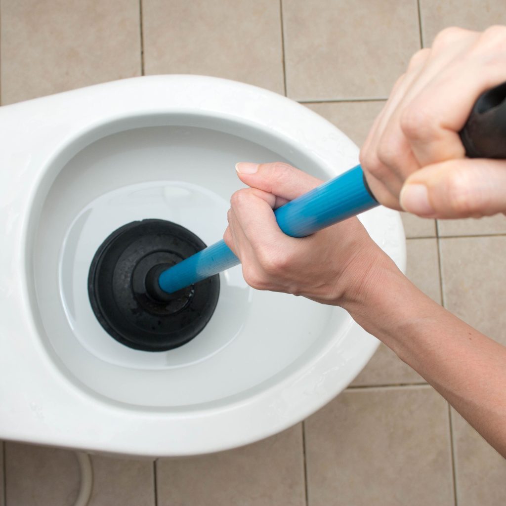 how to unclog toilet drains