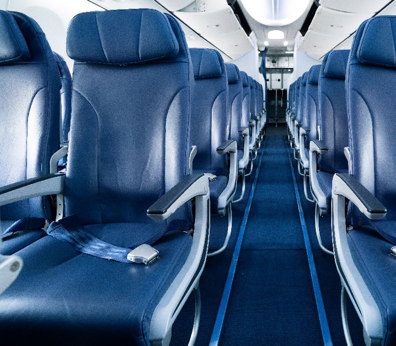 interior cabin airplane mro cleaning seat