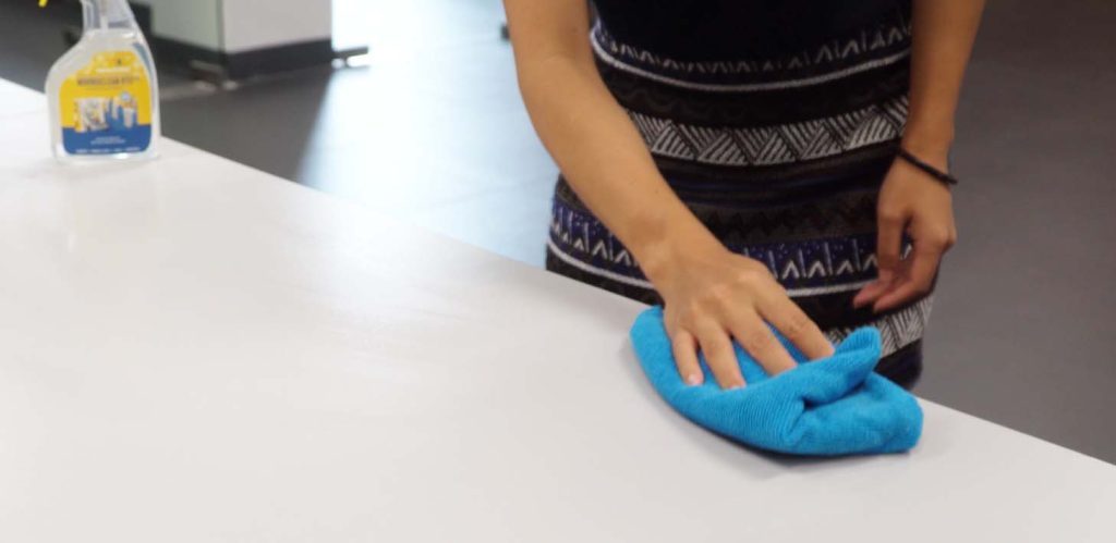 microfiber cloth - kitchen cleaning