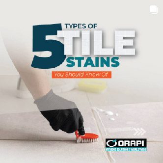 types of tile stain